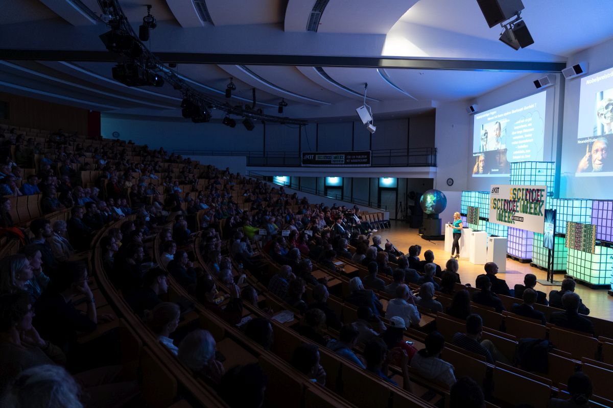 Keynote von Antje Boetius bei der Eröffnungsveranstaltung der KIT Science Week 2023