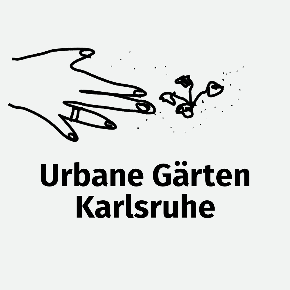 logo von Urbane Gärten Karlsruhe.